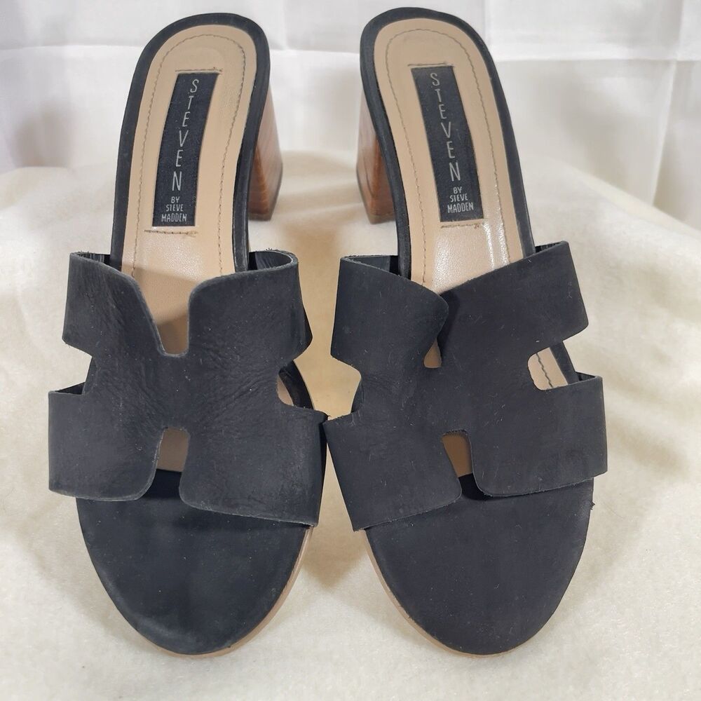 Steven By Steve Madden Foreva Block Mid Heel Sand… - image 3